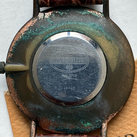 RARE 1995 SEA SHELLS FOSSIL WATCH BW-6709 - Picture 7 of 7